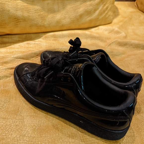 Puma Clyde wraith pack black gloss - men size 8.5 - Picture 2 of 9